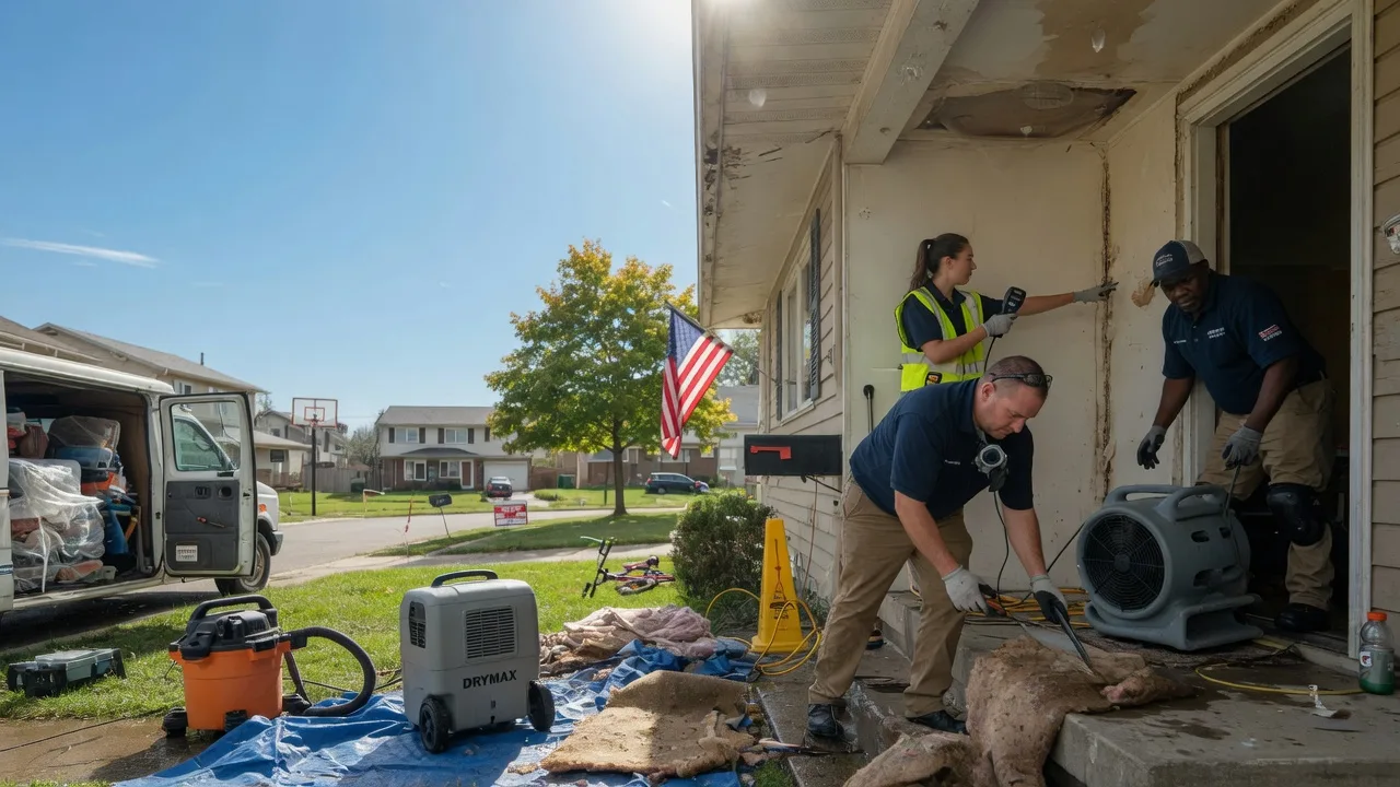 Water Damage Restoration in Mapleton, KS near me